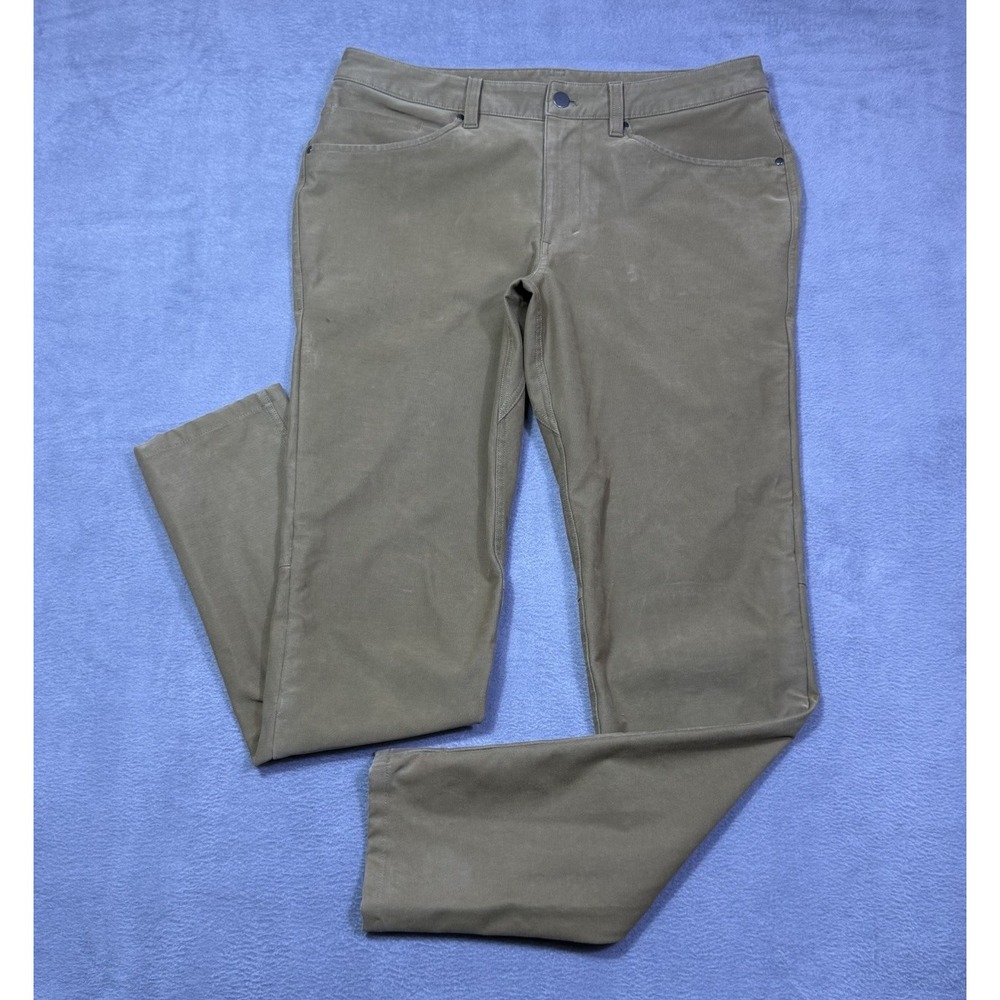 Lululemon Pants Mens 32x33 ABC Utilitech Artifact Slim Tapered Canvas Normcore